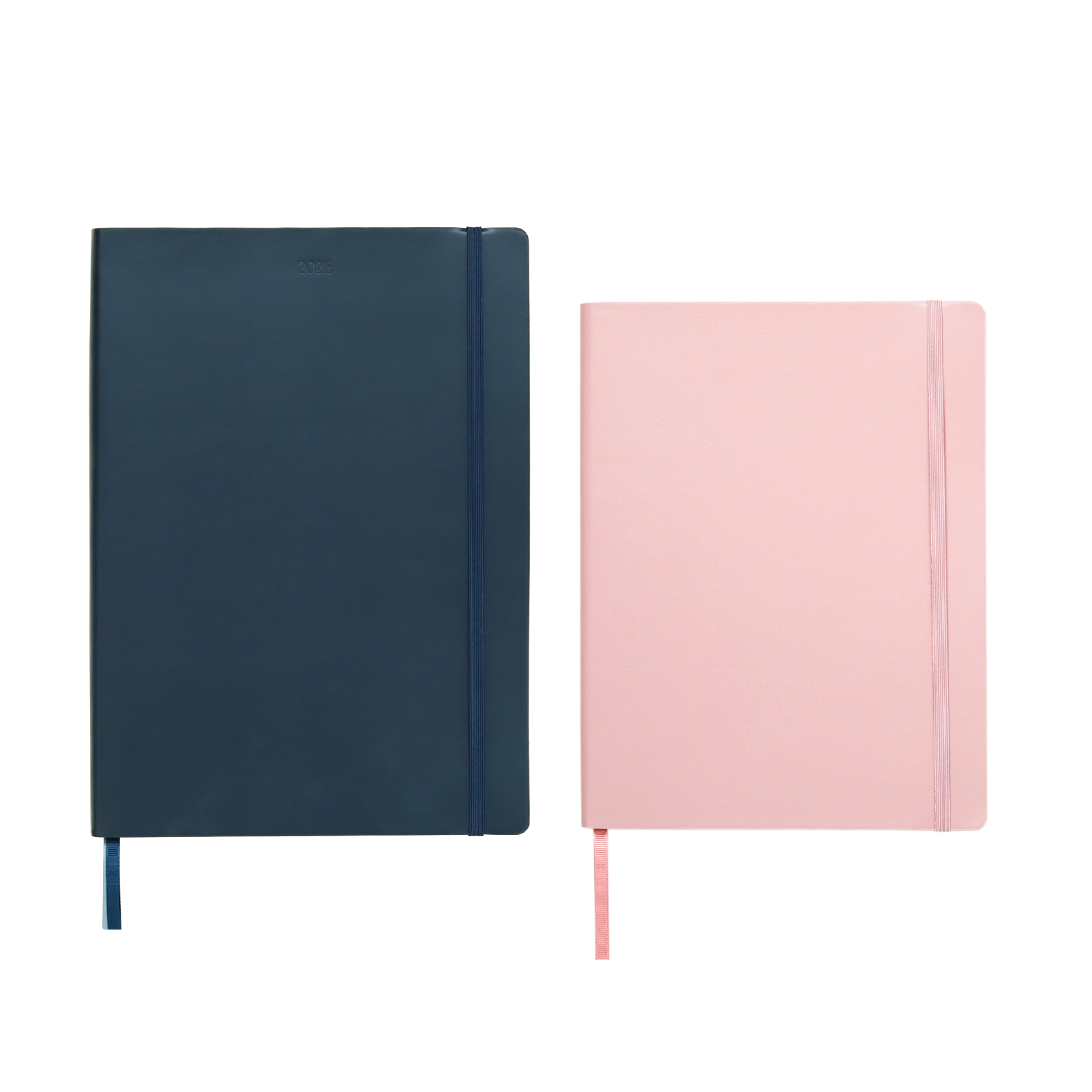Denim Planner + Blush Notebook Bundle