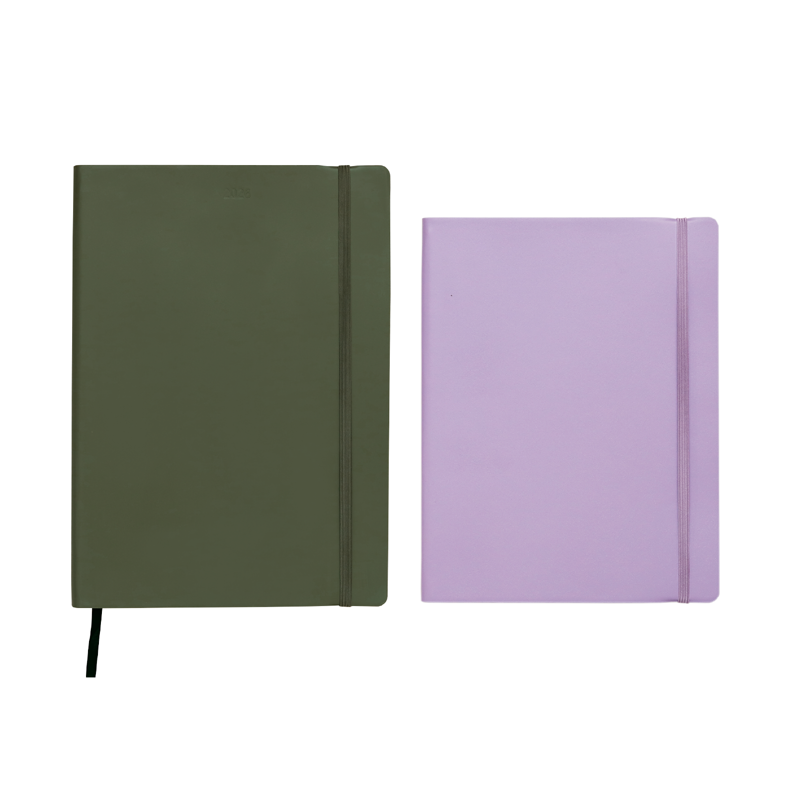 Olive Planner + Lavender Notebook Bundle