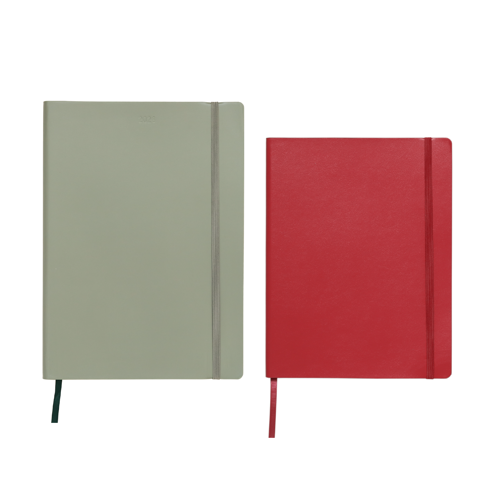 Sage Planner + Cherry Notebook Bundle
