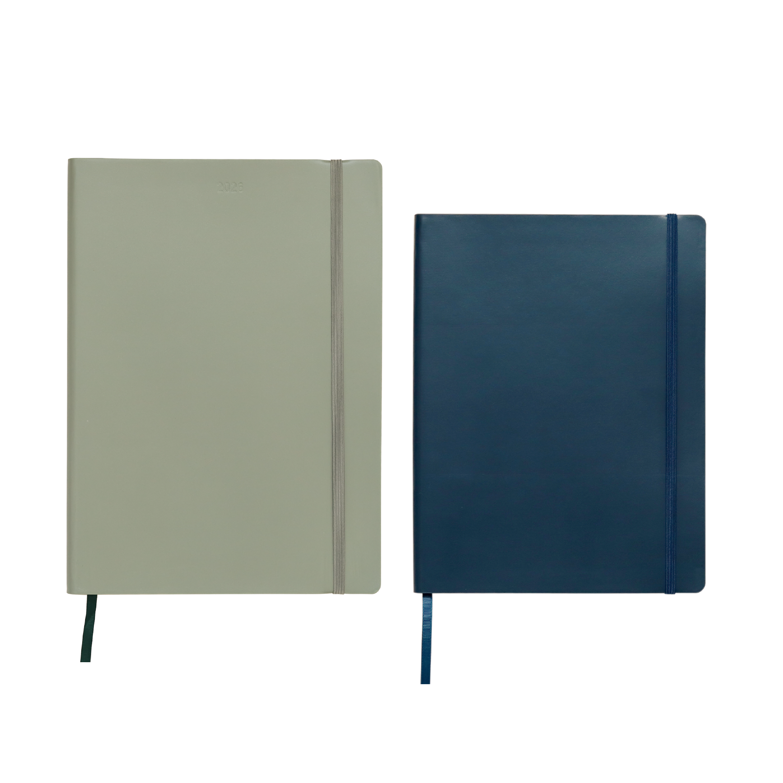Sage Planner + Denim Notebook Bundle