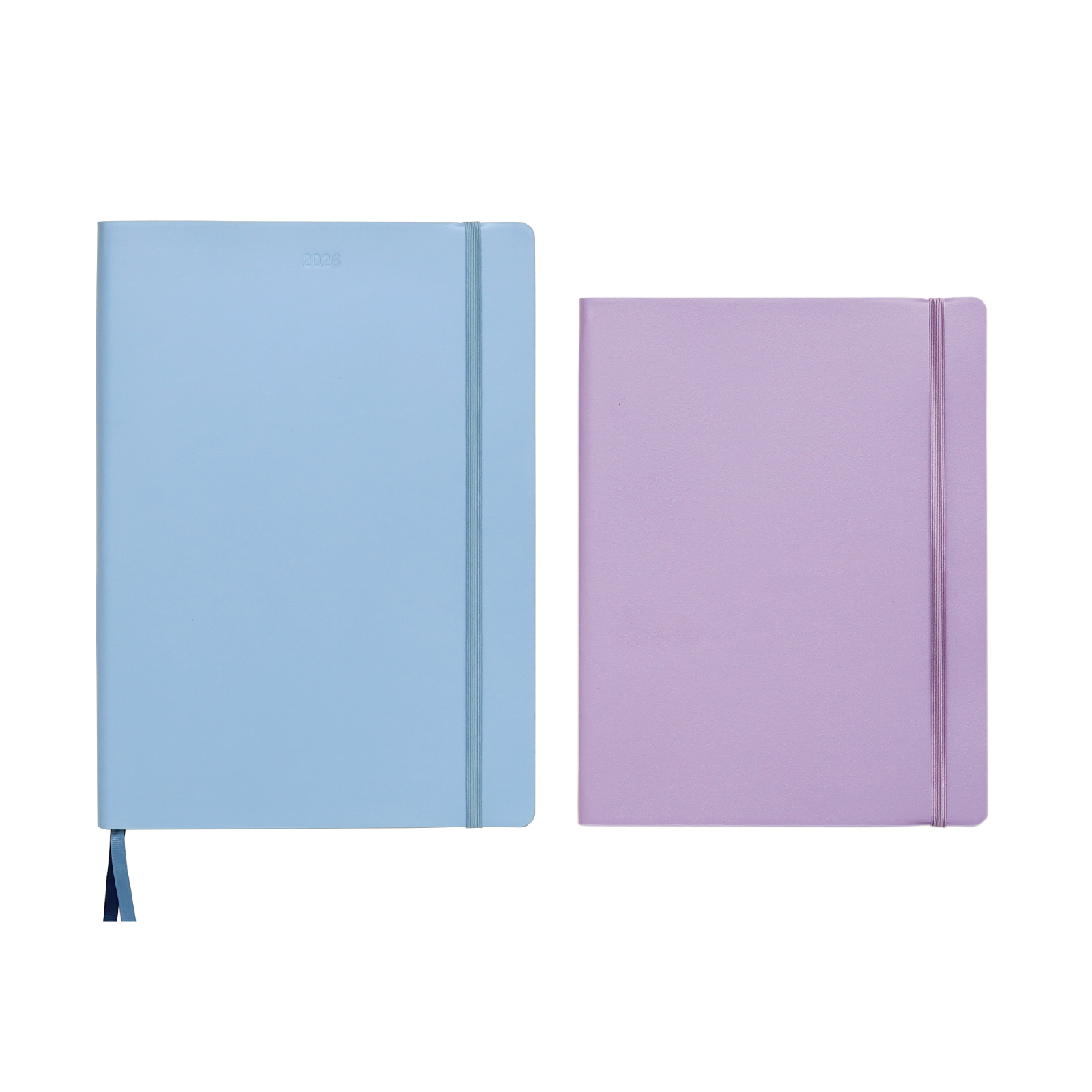 Sky Blue Planner + Lavender Notebook Bundle
