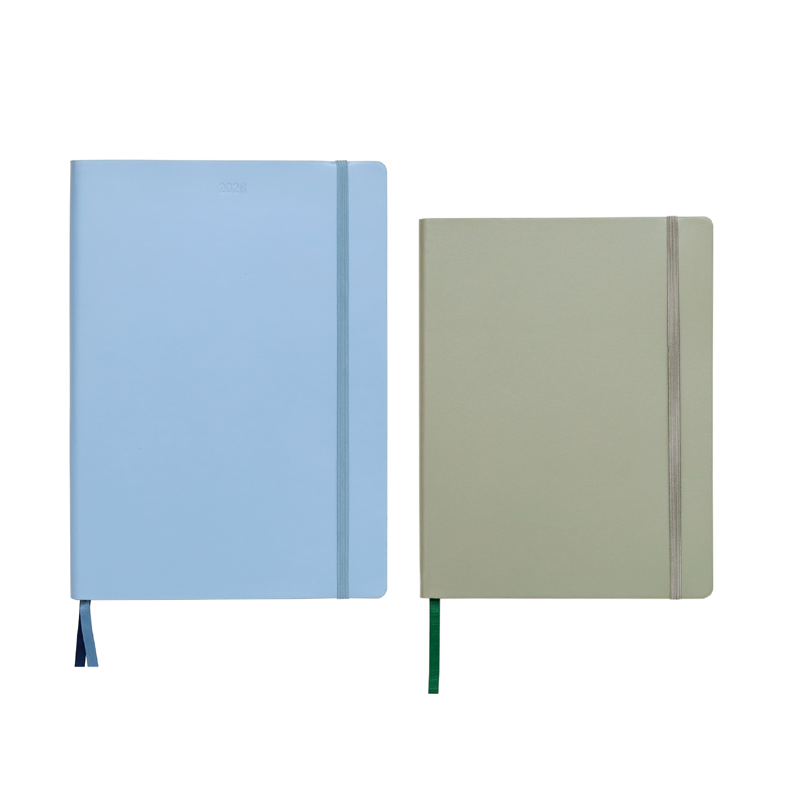 Sky Blue Planner + Sage Notebook Bundle