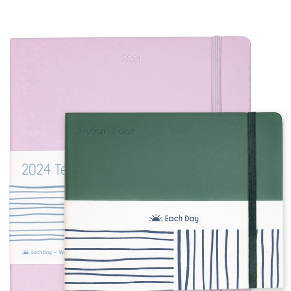 2024 Teacher Planner & Record Book Bundle Each Day