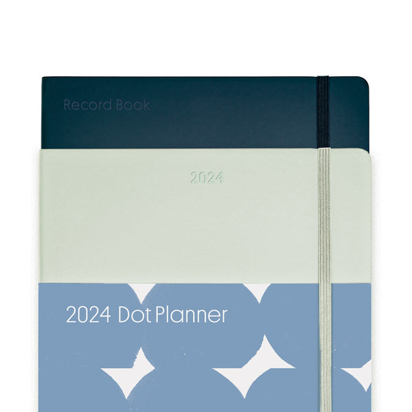 2024 Dot Planner & Records Book Bundle