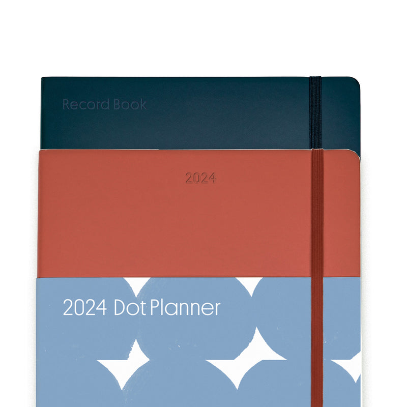 2024 Dot Planner & Records Book Bundle