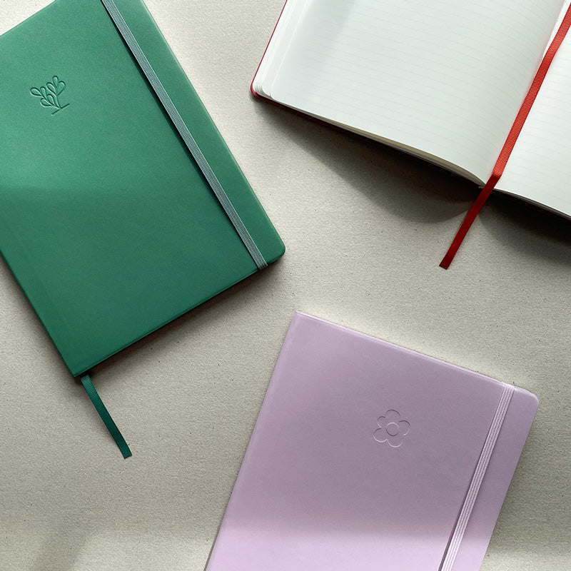 Debossed Lined Notebook