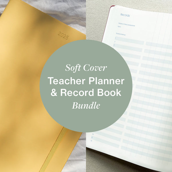 2025 Teacher Planner & Record Book Bundle - Pre-order