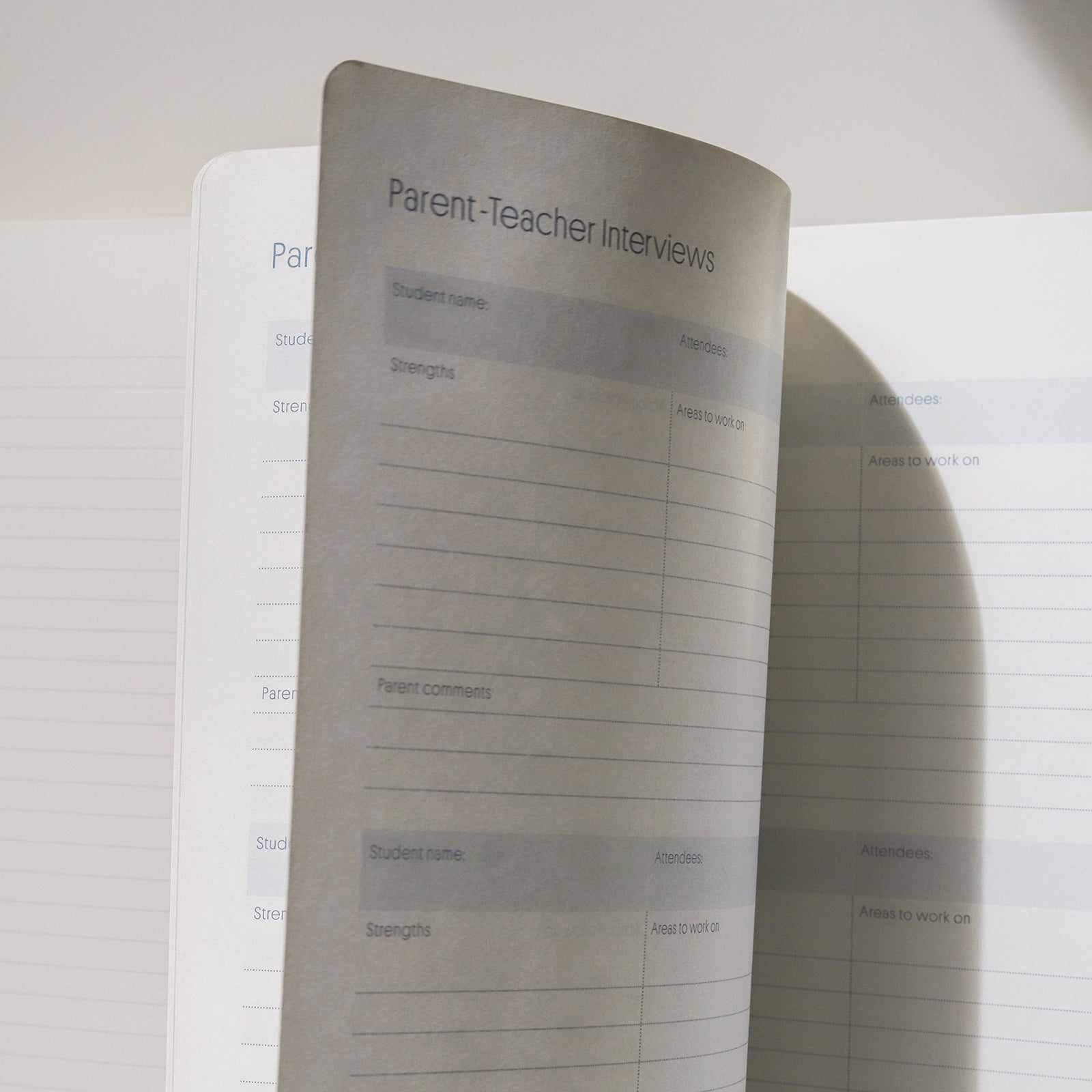 Planner Blue Notebook Denim Planner + Sky Blue Notebook Bundle — Each Day