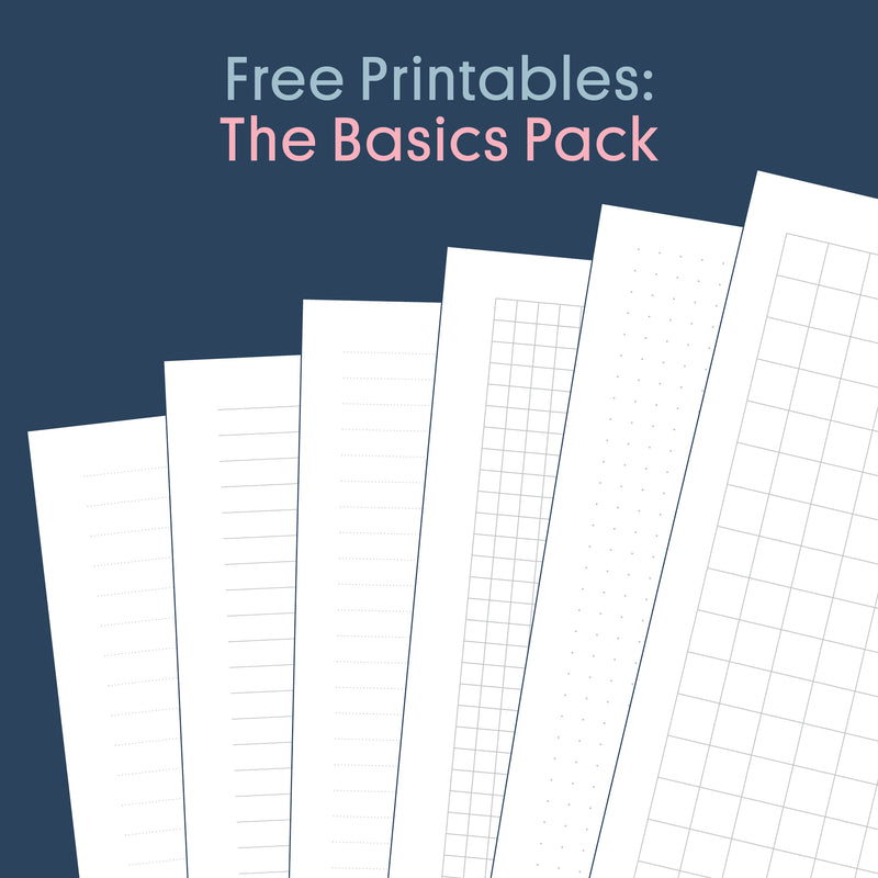 printable-basics-pack-lined-grid-dot-grid-a4-pages-each-day for Free Dot Grid Paper Printable Printable: Basics Pack - Lined, Grid, Dot Grid A4 Pages – Each Day for Free Dot Grid Paper Printable
