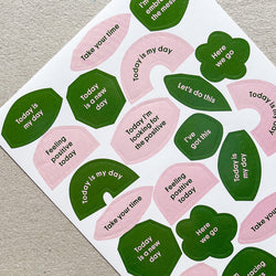 Positive stickers